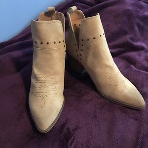 Studded Cowboy Booties